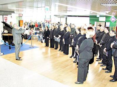 Santa Cecilia, flash mob 