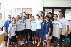 Di ritorno da Rio, Frank Chamizo festeggia con il mondo della lotta azzurra