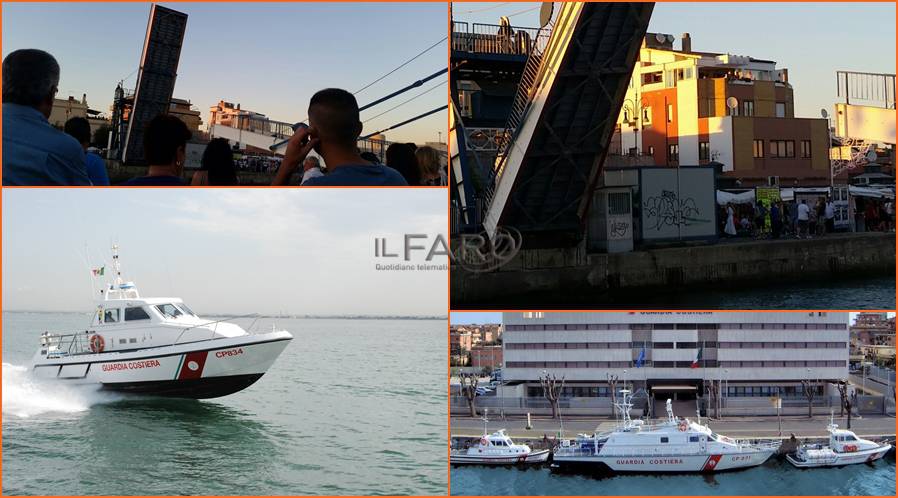 #fiumicino, naufragio al porto canale: sei persone salvate