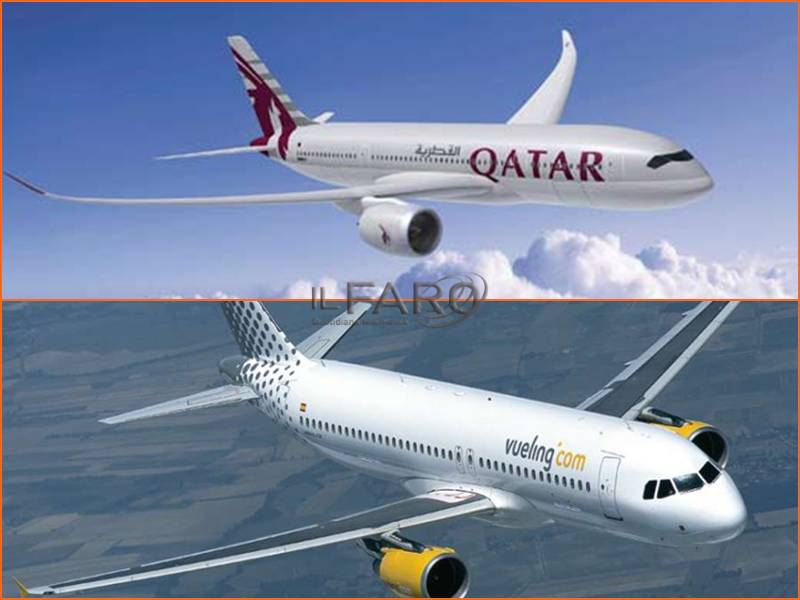 Qatar Airways e Vueling, firmato un accordo codeshare su #barcellona e #fiumicino
