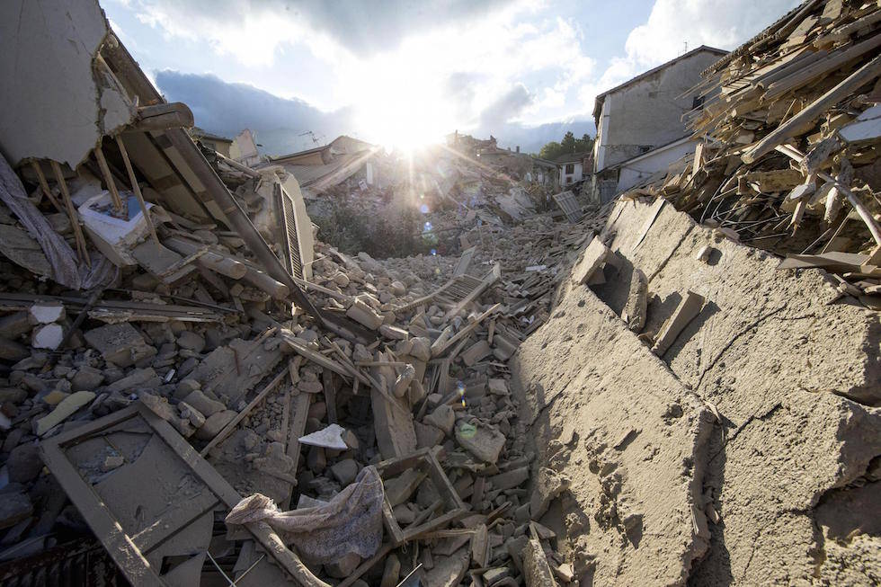 Amatrice 24 agosto 2016, il sindaco di Nettuno ricorda il terremoto