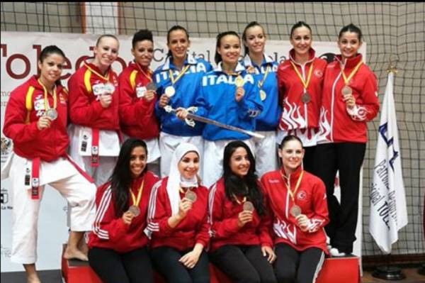 Il karate azzurro chiama Linz. La Nazionale Italiana torna con 9 medaglie ai Campionati del Mediterraneo, di Toledo