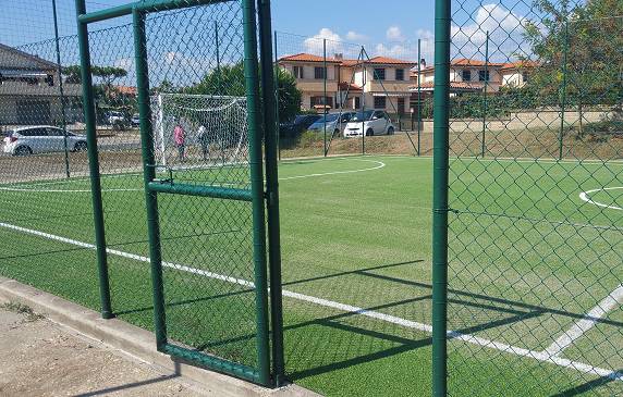 Da oggi si gioca nei nuovi campi sportivi pubblici di #cerveteri, nel parco di via Borsellino
