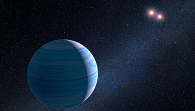 Un pianeta con un doppio sole, scoperto da #Hubble
