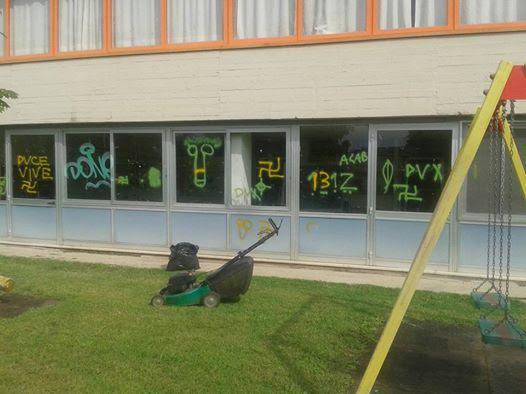 #latina, atti vandalici alla scuola di via Tasso