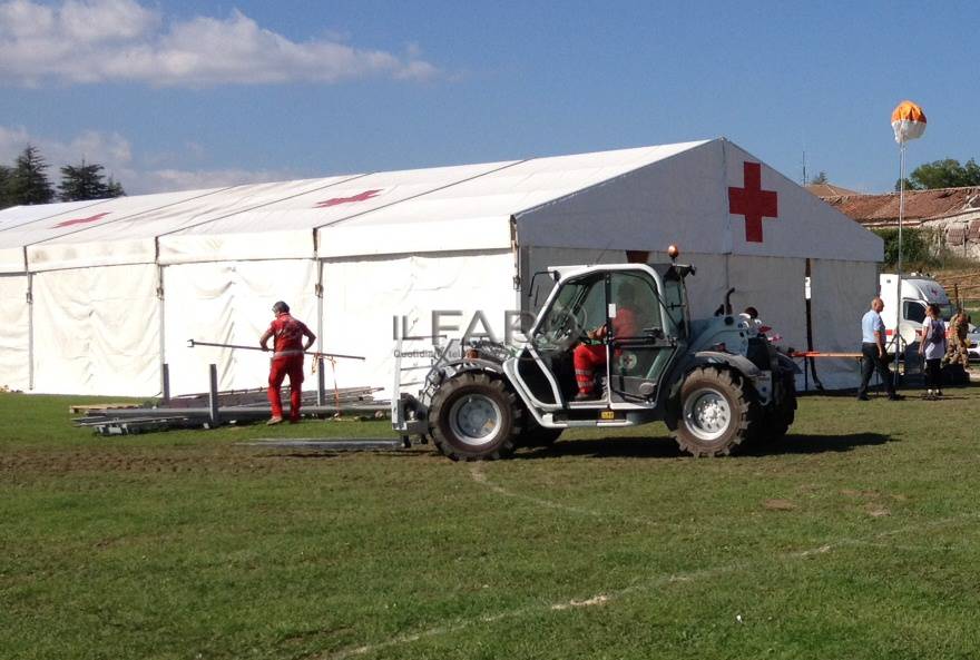 #terremoto, Croce Rossa e Pro loco di Fiumicino in azione