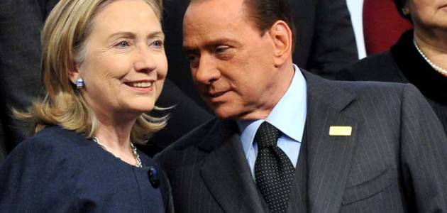 #Usa2016, dopo Wikileaks Berlusconi pianse con la Clinton