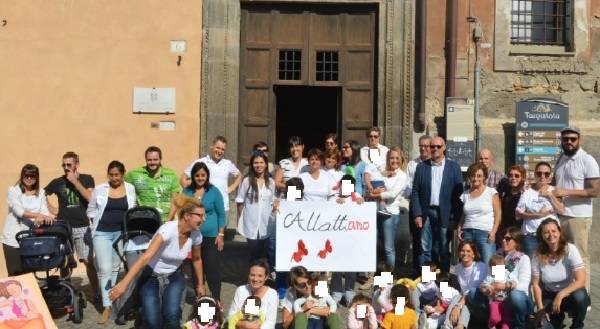 #tarquinia, il sindaco Mazzola al girotondo del Movimento Allattamento Materno Italiano