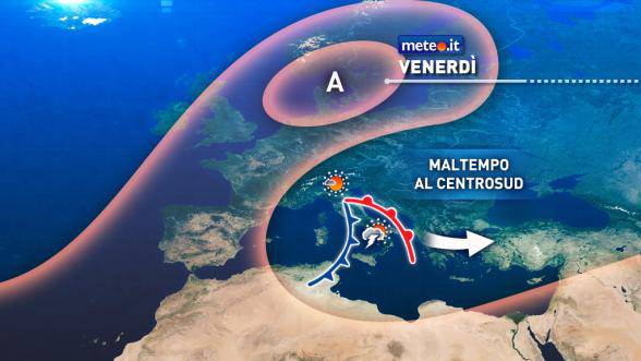 #meteo, perturbazione atlantica, allerta meteo nel Lazio