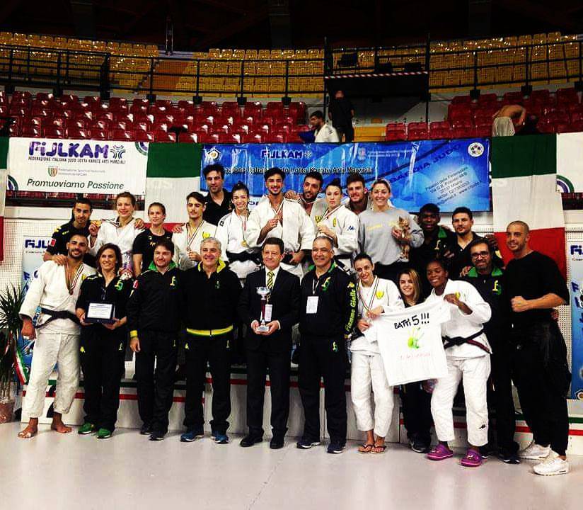 Fiamme Gialle, oro e bronzo agli Italiani a squadre di Monza, per il judo gialloverde