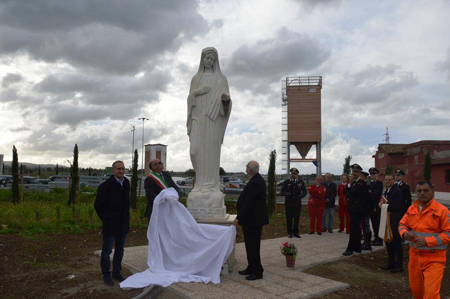 #Tarquinia, la benedizione della statua della Madonnina
