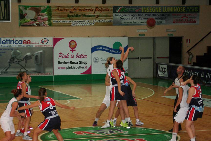 Stelle Marine, le ragazze della B femminile non superano Virtus Aprilia. Grande carattere sul parquet