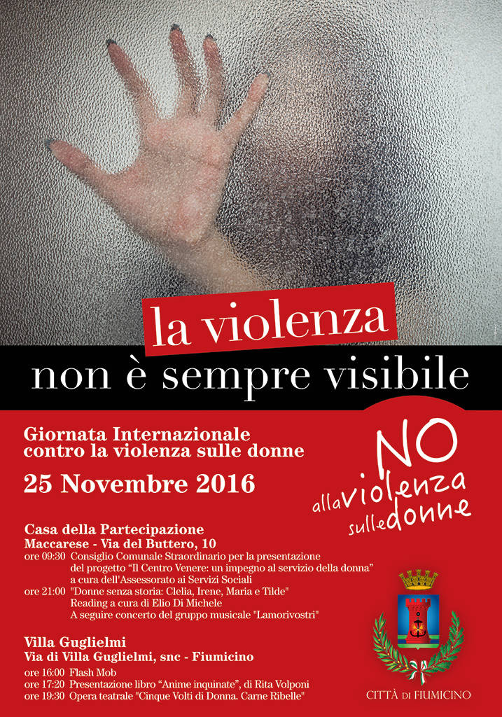 Giornata internazionale contro la violenza sulle donne: le iniziative presso la Casa della Partecipazione di #Maccarese