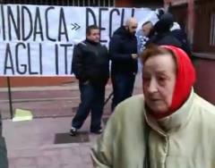 #Ostia, CasaPound difende un’anziana italiana sotto sfratto: ” Paga l’affitto da 40 anni “