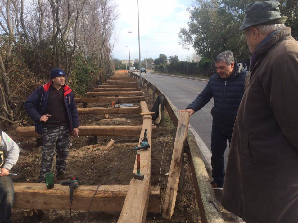 #Fiumicino, Montino e Caroccia nei cantieri del territorio