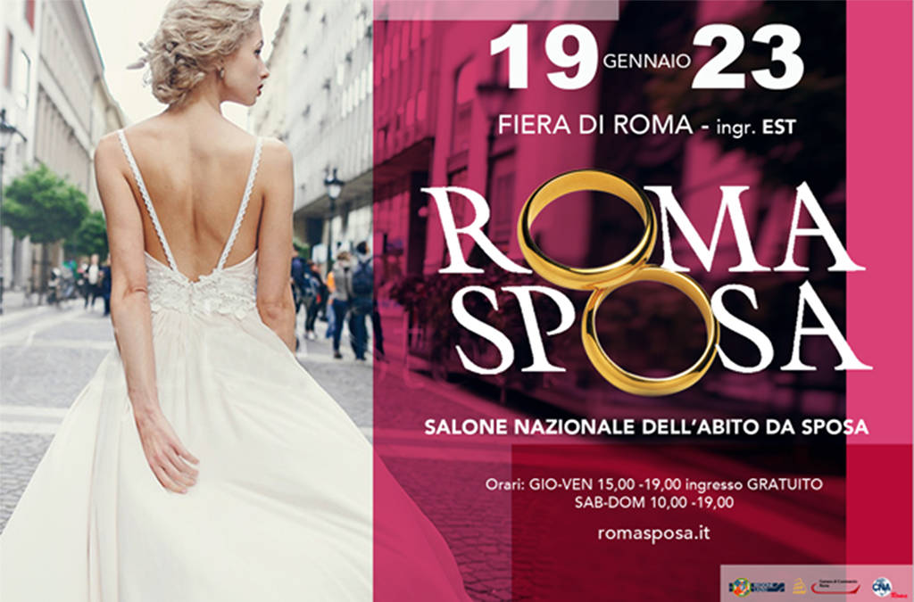 RomaSposa 2017, dal 19 al 23 gennaio in mostra le novità del wedding