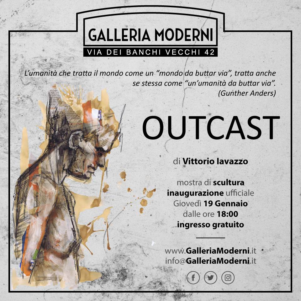 Arte, Galleria Moderni, l&#8217;illustratore Iavazzo in mostra con la sua &#8220;Outcast&#8221;