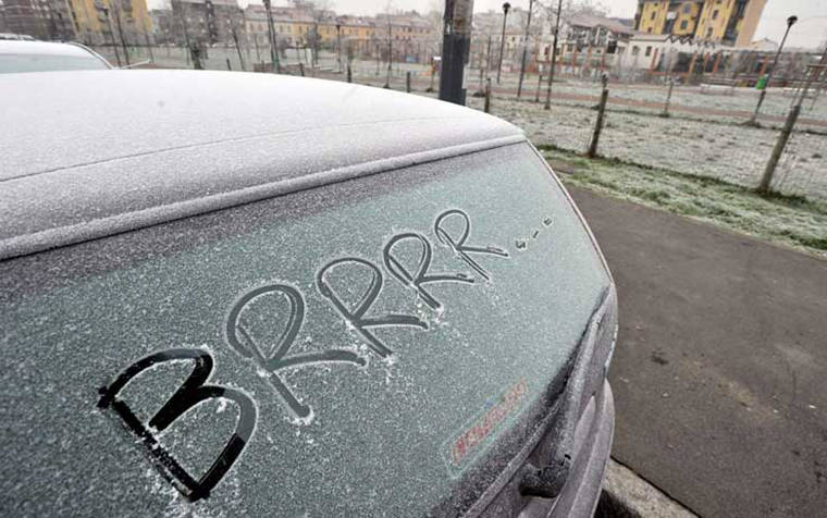 Italia sotto zero, freddo e gelo al Nord, neve al Sud, ghiaccio ovunque