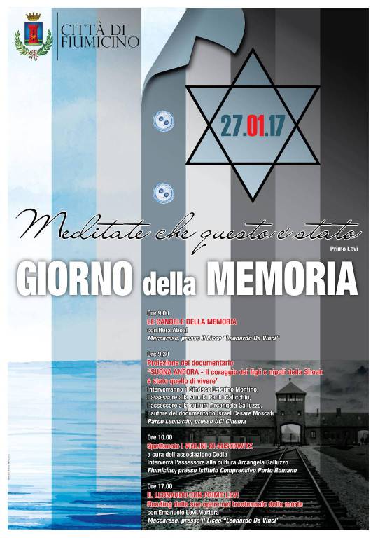 #Fiumicino, non dimentica: le iniziative nel Giorno della Memoria