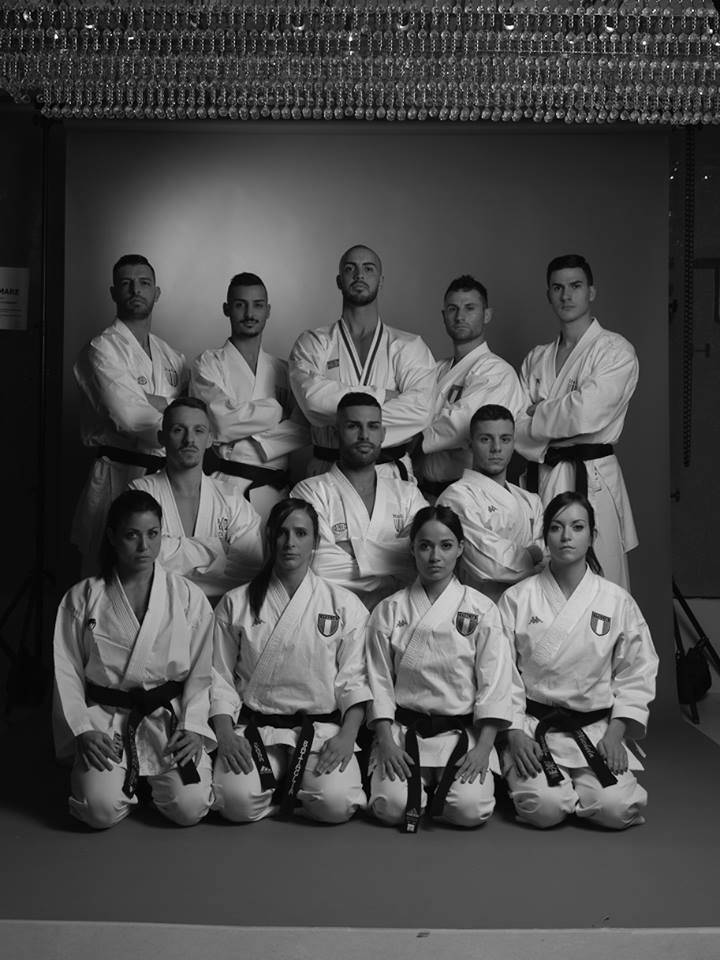 Il 2017 in compagnia della Nazionale di karate, un calendario di valori e di emozioni, sul tatami