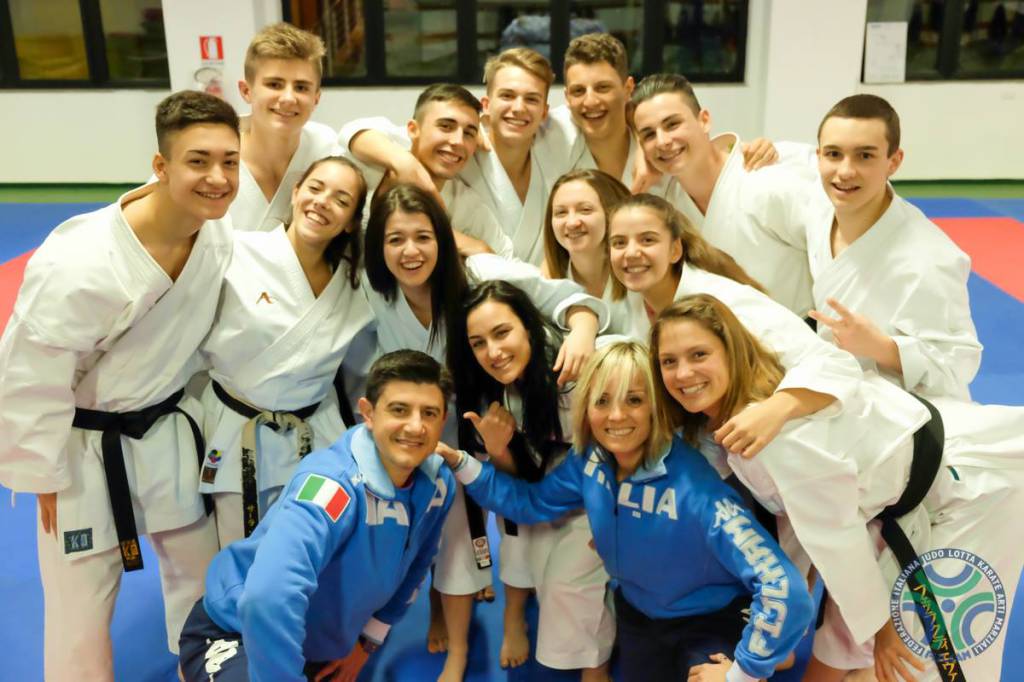 La Nazionale giovanile di karate, a Samobor. 47 i convocati. Pronti a salire sul podio