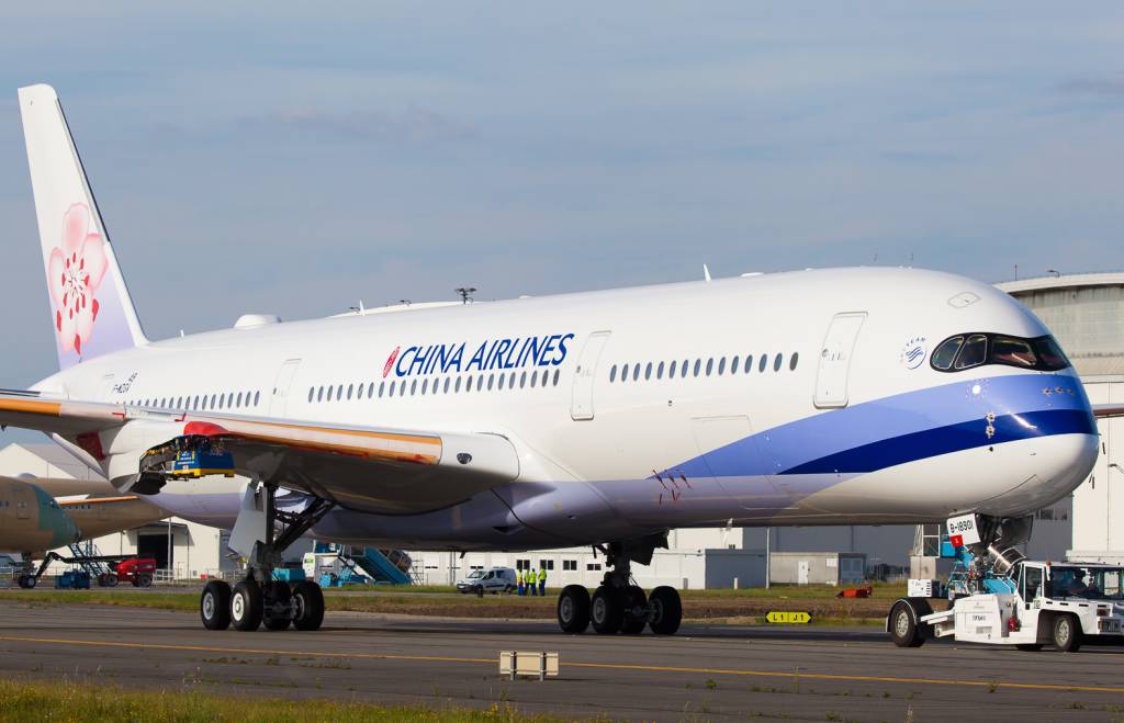 airbus china airlines a fiumicino