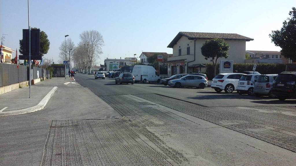 #Fiumicino, lavori su manto stradale di via portuense
