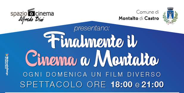 #Montalto, allo “Spazio Cinema Alfredo Bini” ogni domenica la proiezione di un film