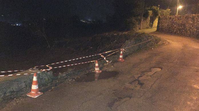 #Gaeta, Crollo parziale in Via del Colle: immediato l’intervento dell’Amministrazione Comunale ed i solleciti per lavori urgenti alla Provincia di Latina