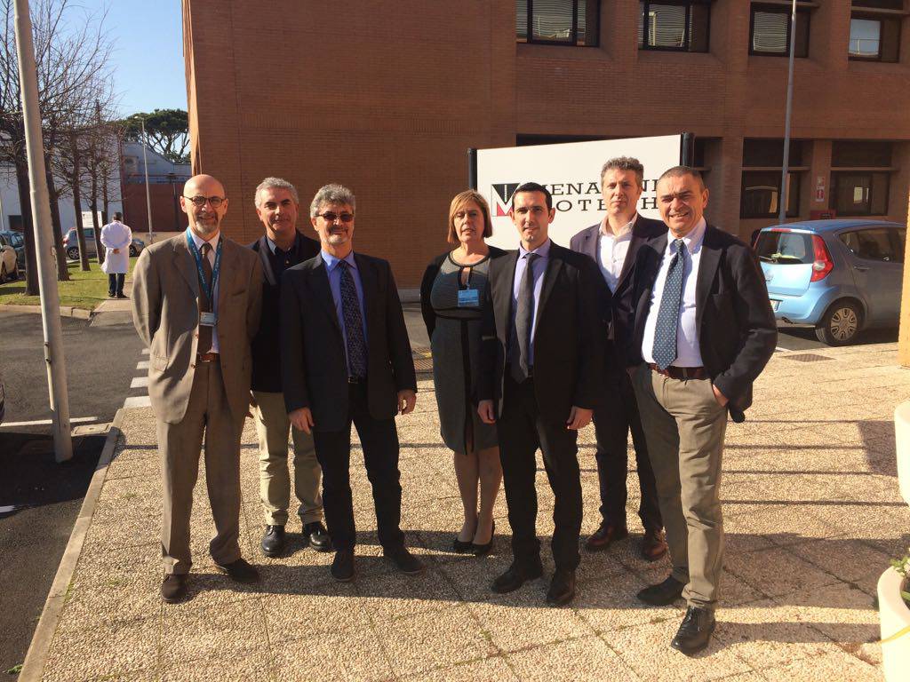Eccellenze del territorio, il sindaco Fucci in visita al Campus di Ricerca Menarini di #Pomezia
