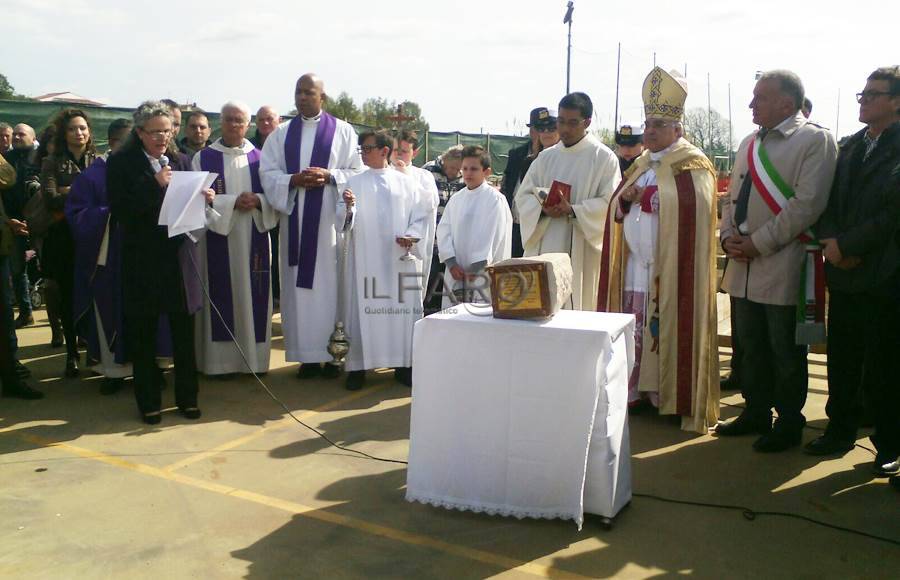 #Ardea, posta la prima pietra della Chiesa della Castagnetta