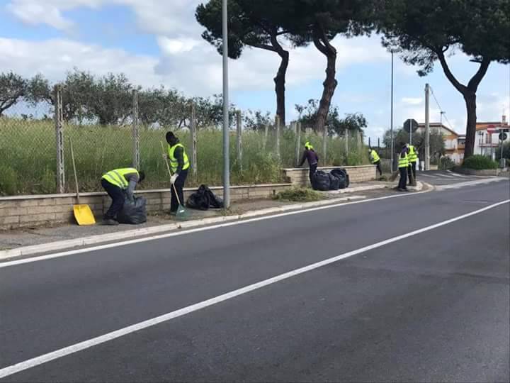 #Aranova, pulizie di primavera per la festa patronale