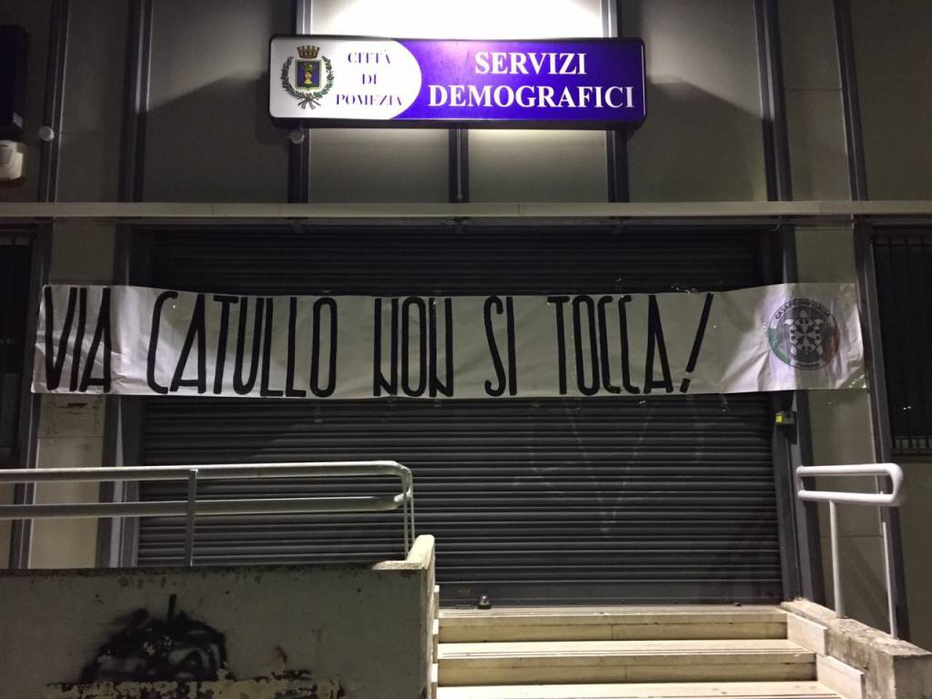 #Pomezia, casaPound, ‘via Catullo non si tocca!’