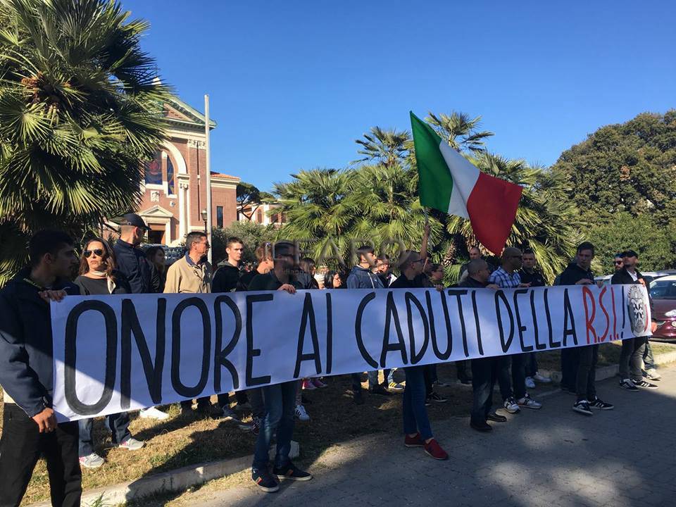 #Ostia, Festa della liberazione, CasaPound commemora i caduti della Rsi