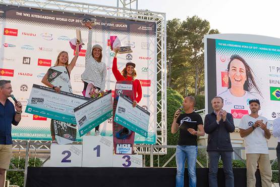 Francesca Bagnoli conquista il 3° posto, nella tappa francese della World Kiteboarding League