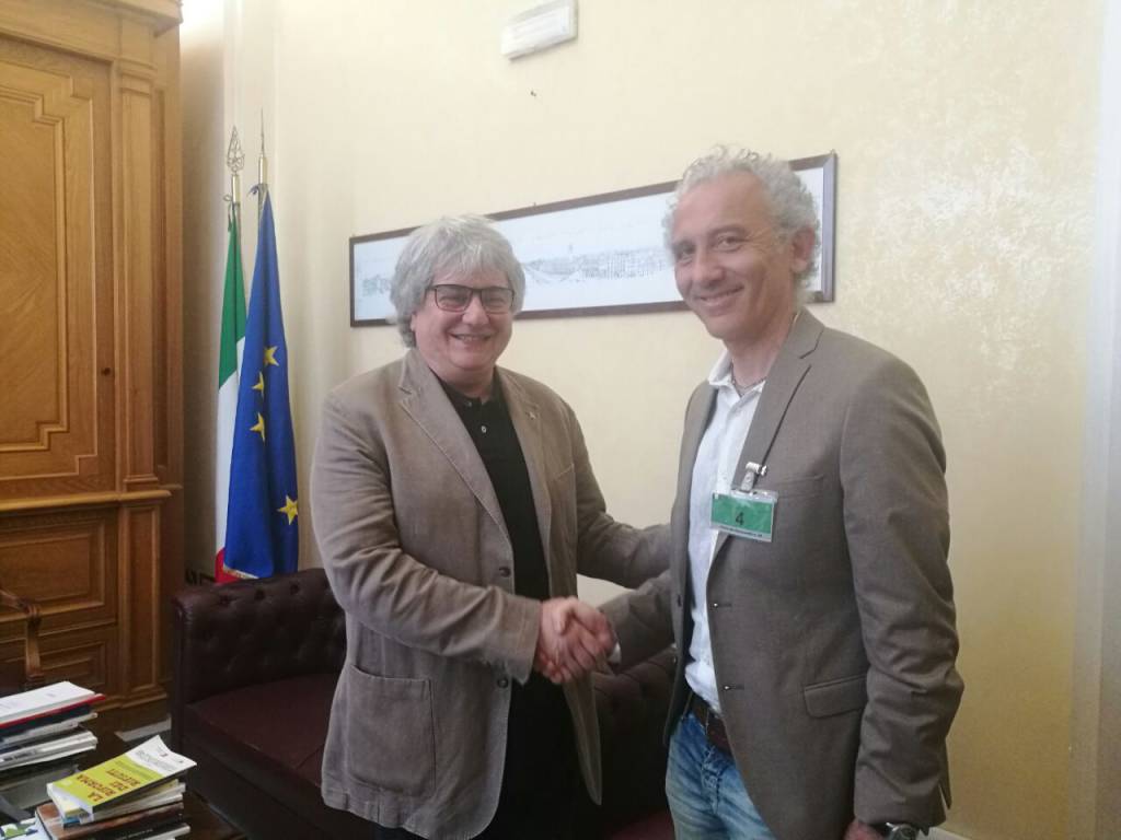 #Latina, il Sindaco incontra il presidente della Commissione Ambiente, Territorio e Lavori Pubblici Ermete Realacci