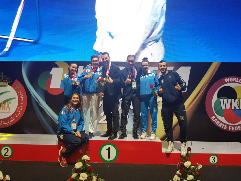 Karate, la Nazionale azzurra vince 4 medaglie a Rabat, con Semeraro e Bottaro, d’oro