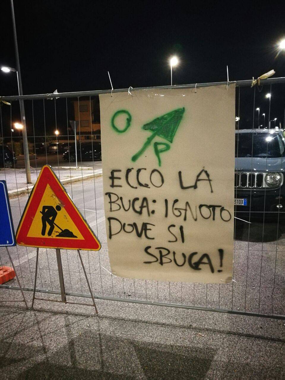 #Ostia Protagonista, blitz notturno per denunciare i disagi di via Ceccarossi
