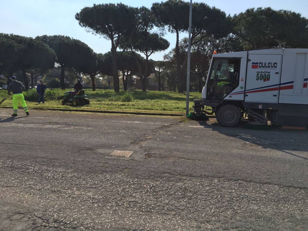 Villa Claudia ad #Anzio: al via l’intervento di bonifica di Viale Roma e del Parco