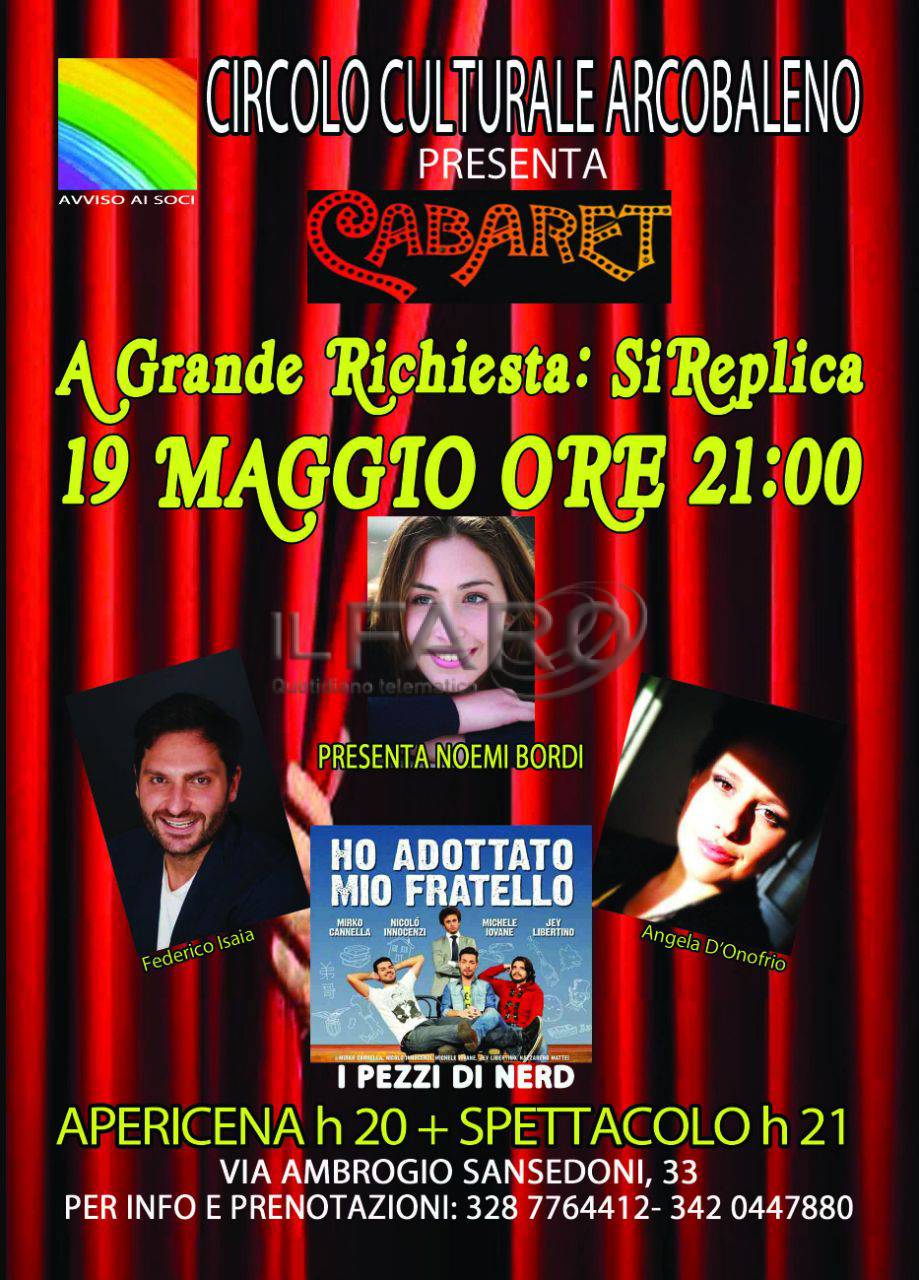 Cabaret &#8211; “I pezzi i Nerd”  con Federico Isaia, Noemi Bordi e Angela D’Onofrio