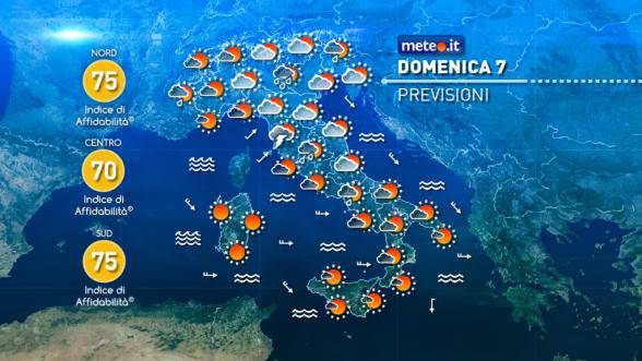 #meteo, instabile un po’ ovunque, ma sul Tirreno va meglio
