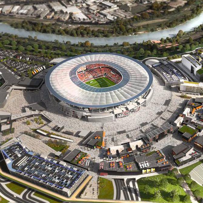 Stadio della Roma, presentato il nuovo progetto in Campidoglio