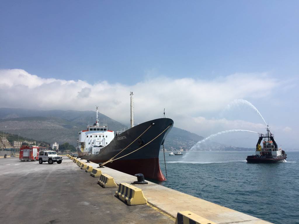 #Gaeta, esercitazione antincendio nel porto