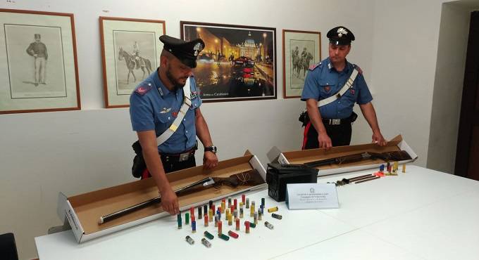 #Civitavecchia, armi clandestine e ricettazione, un arresto