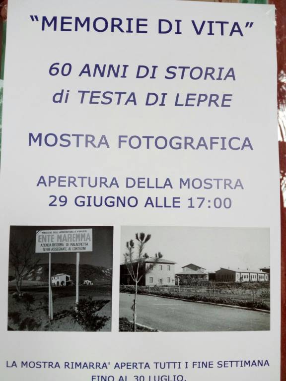 ’60 anni di storia di #TestadiLepre’, una mostra fotografica per riscoprire il territorio