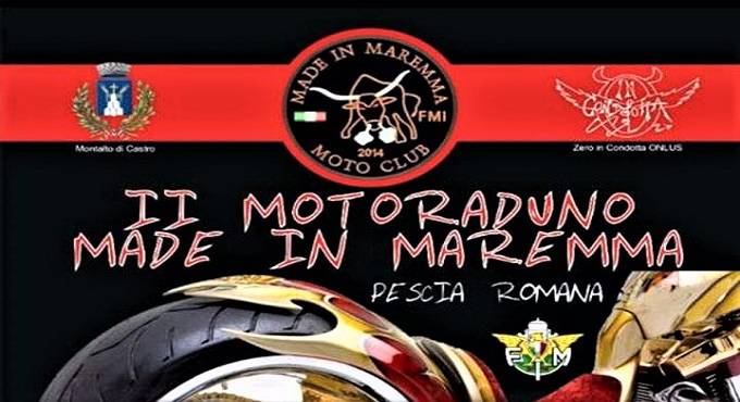 #Montalto, a Pescia Romana il II Motoraduno Made in Maremma