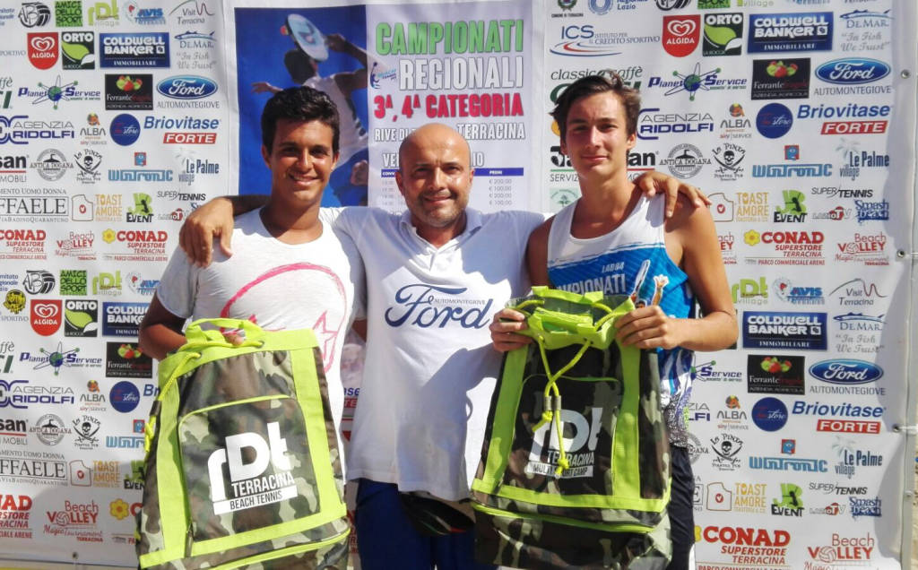 A #Terracina svolti i Campionati Regionali di Beach Tennis del Lazio, per la 3° e 4° categoria