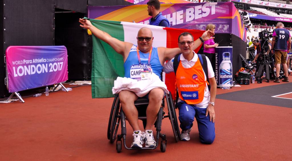 Mondiali paralimpici, bronzo Campoccio nel peso, prima medaglia all’Italia