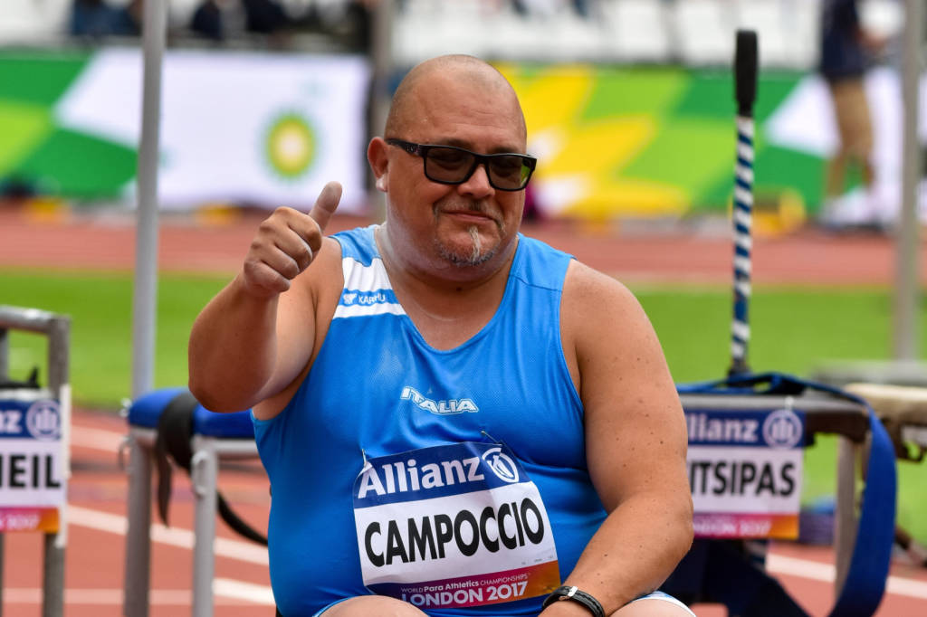 Mondiali paralimpici di Londra, Campoccio in finale nel disco