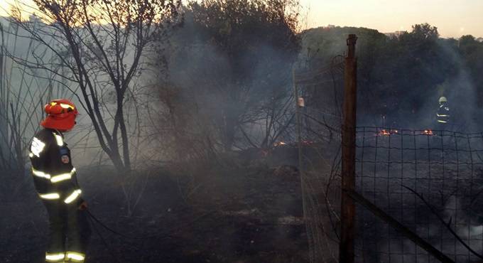 Il fuoco ‘piega’ #Fiumicino, roghi da Parco Leonardo a Torrimpietra